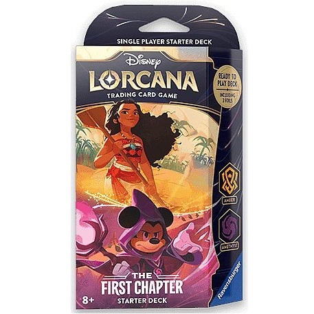 Moana & Mickey (Amber/Amethyst) - First Chapter Star deck - Disney Lorcana